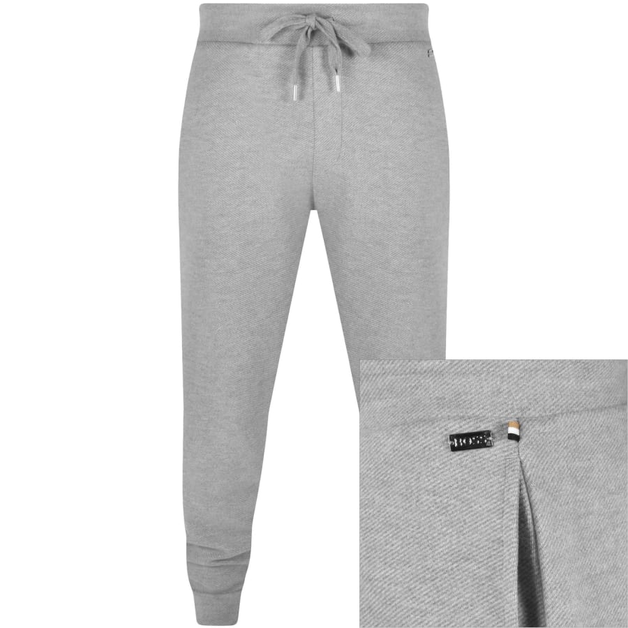 Boss grey joggers sales